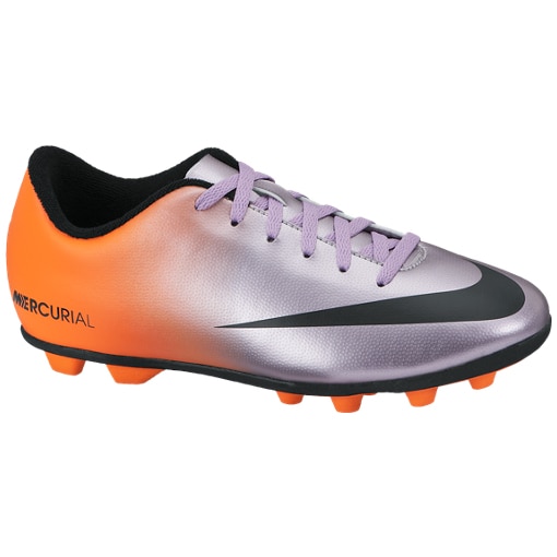 kids purple football boots
