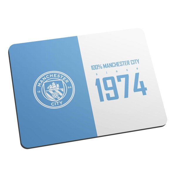 Manchester City Personalised 100 Percent Mouse Mat Mcfc