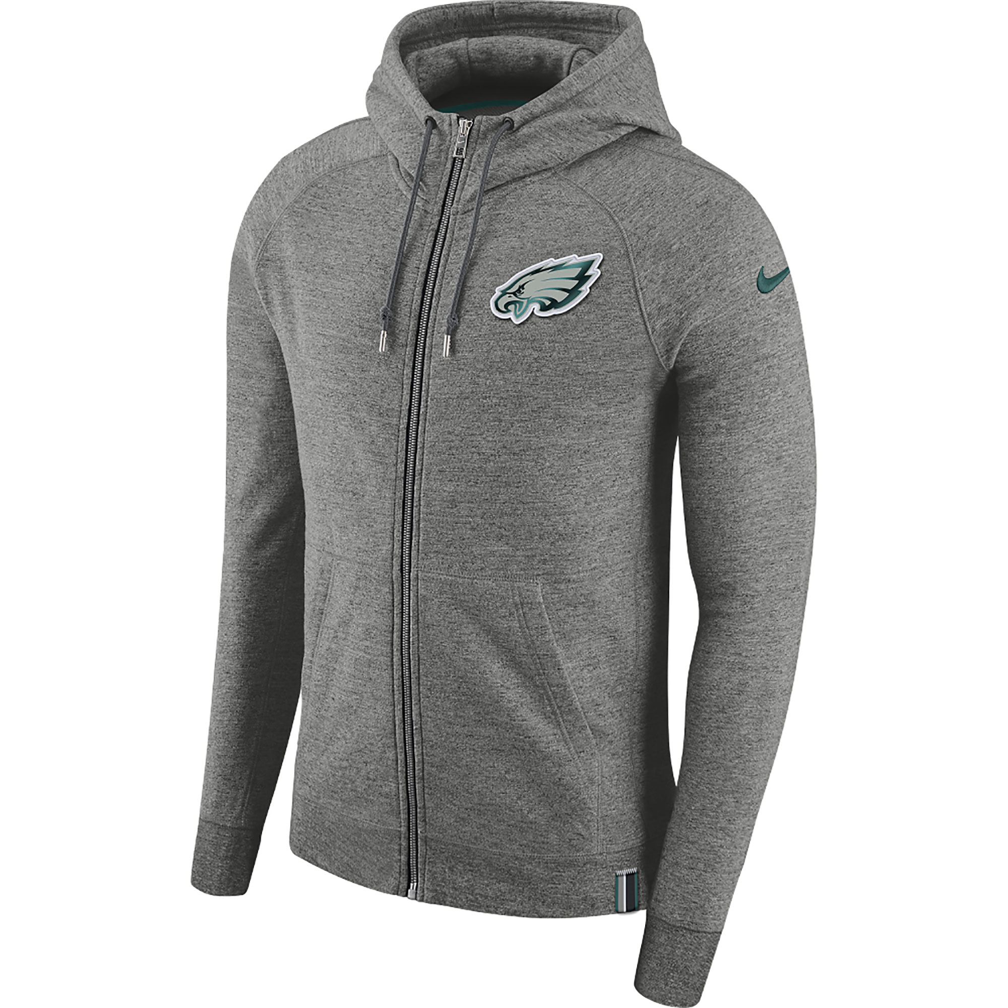 eagles zip up hoodie mens