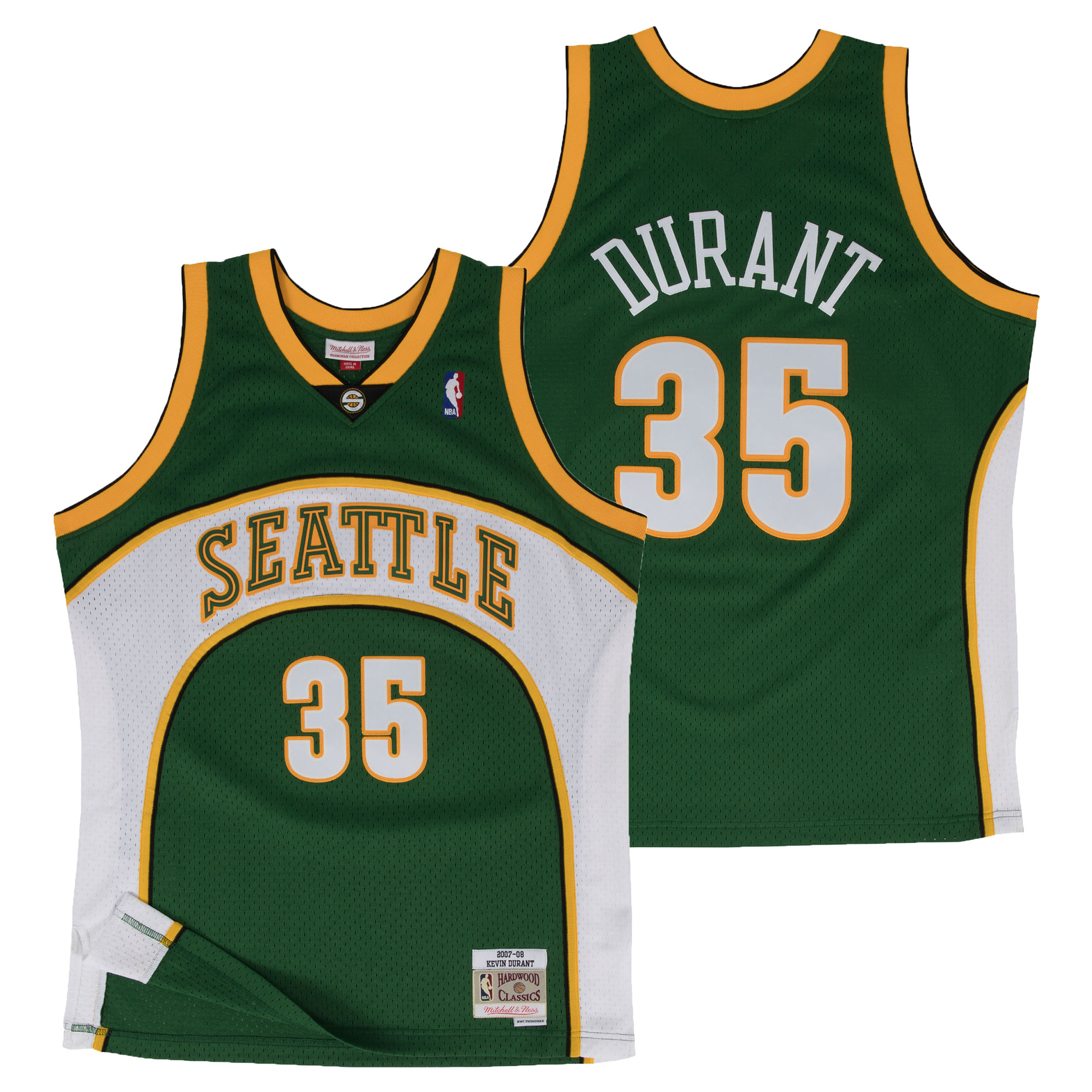 kevin durant jersey seattle supersonics