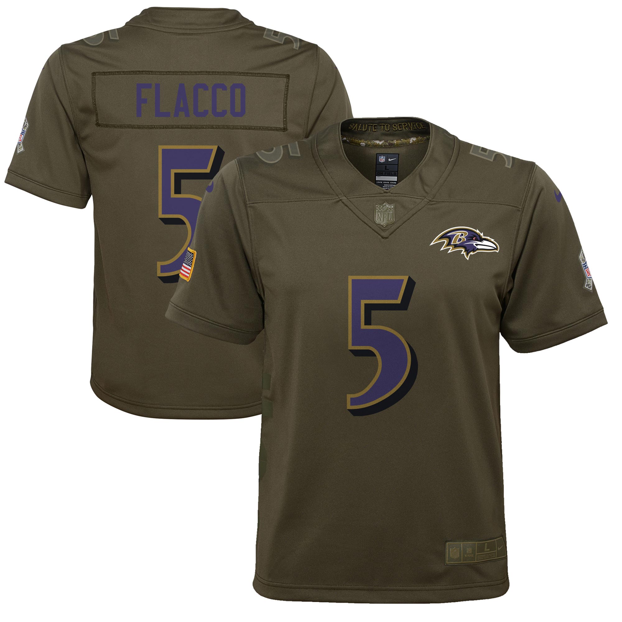 kids flacco jersey