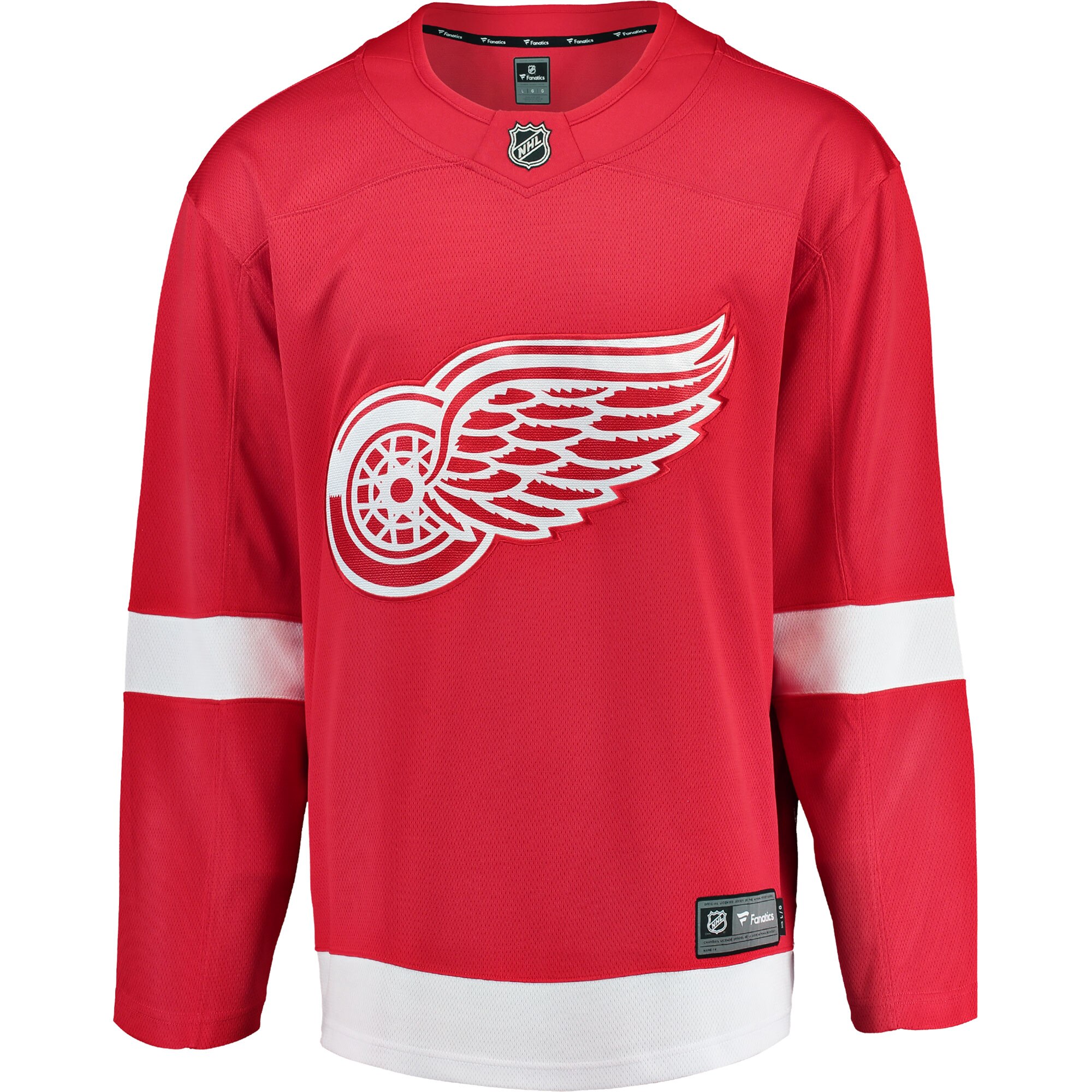 red wings jerseys over the years