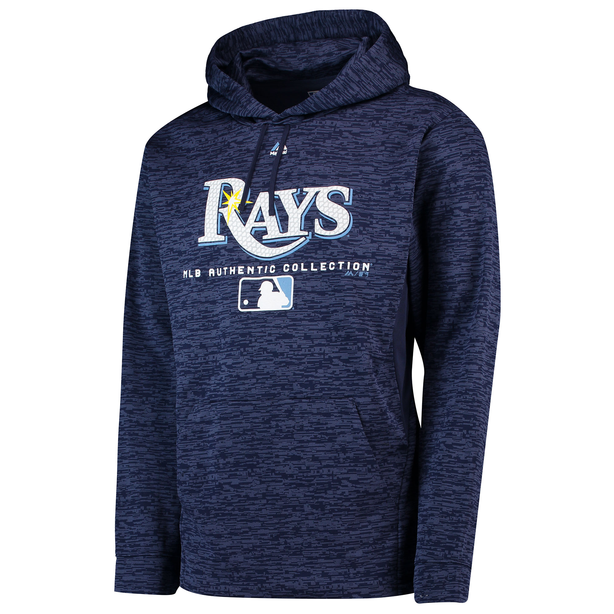 Tampa Bay Rays Majestic Authentic Collection Team Drive Ultra Streak Hoodie Mens