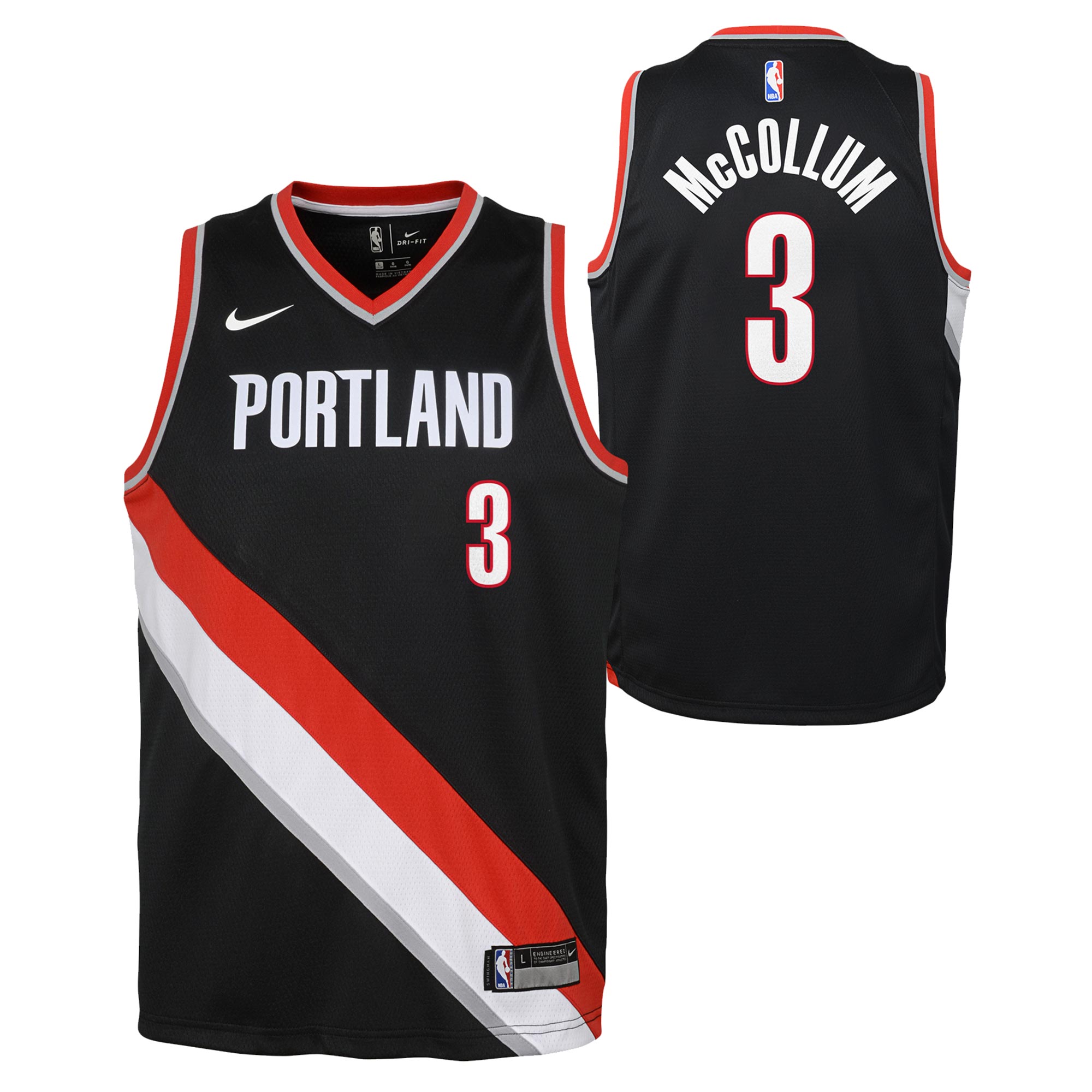 cj mccollum youth jersey