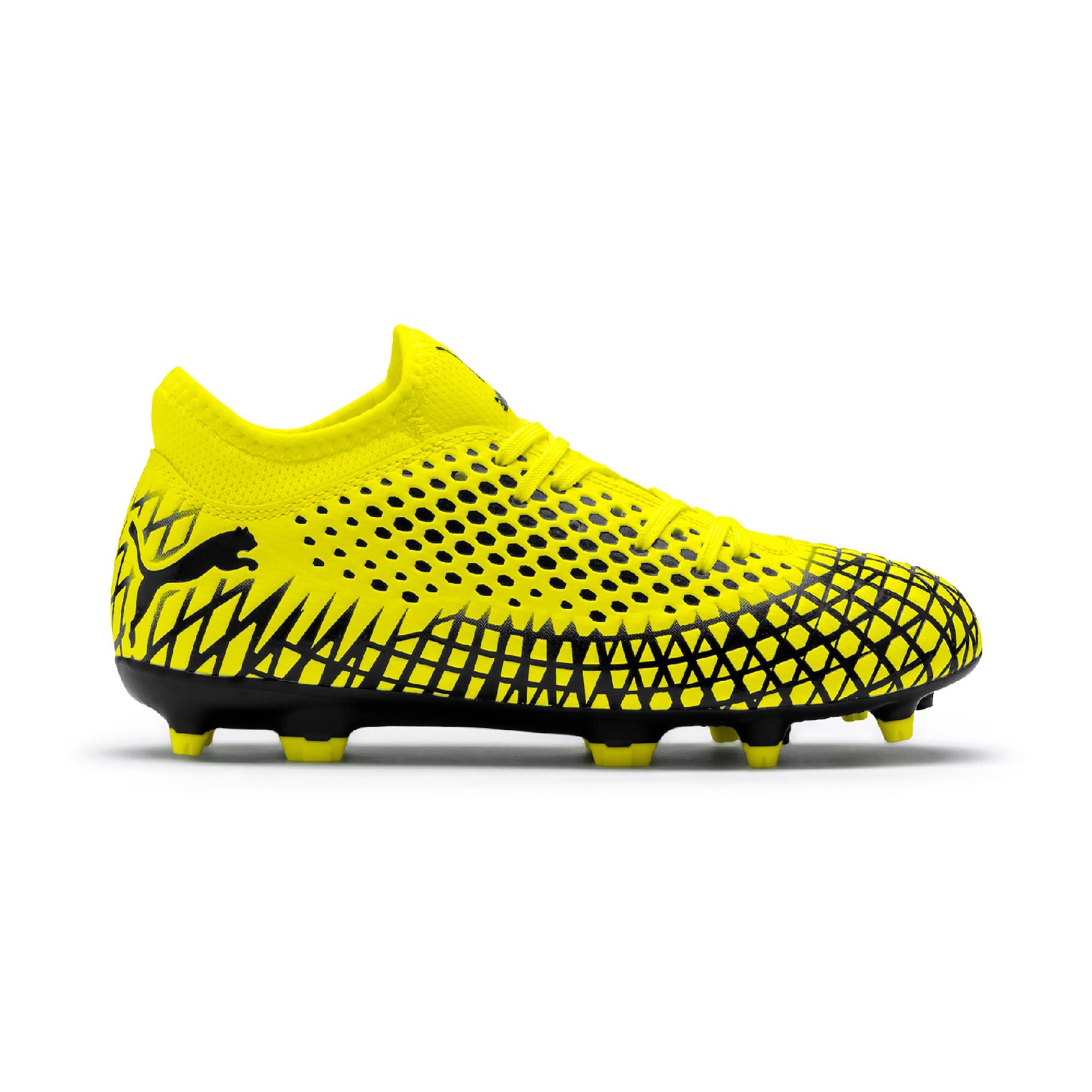 kids yellow football boots