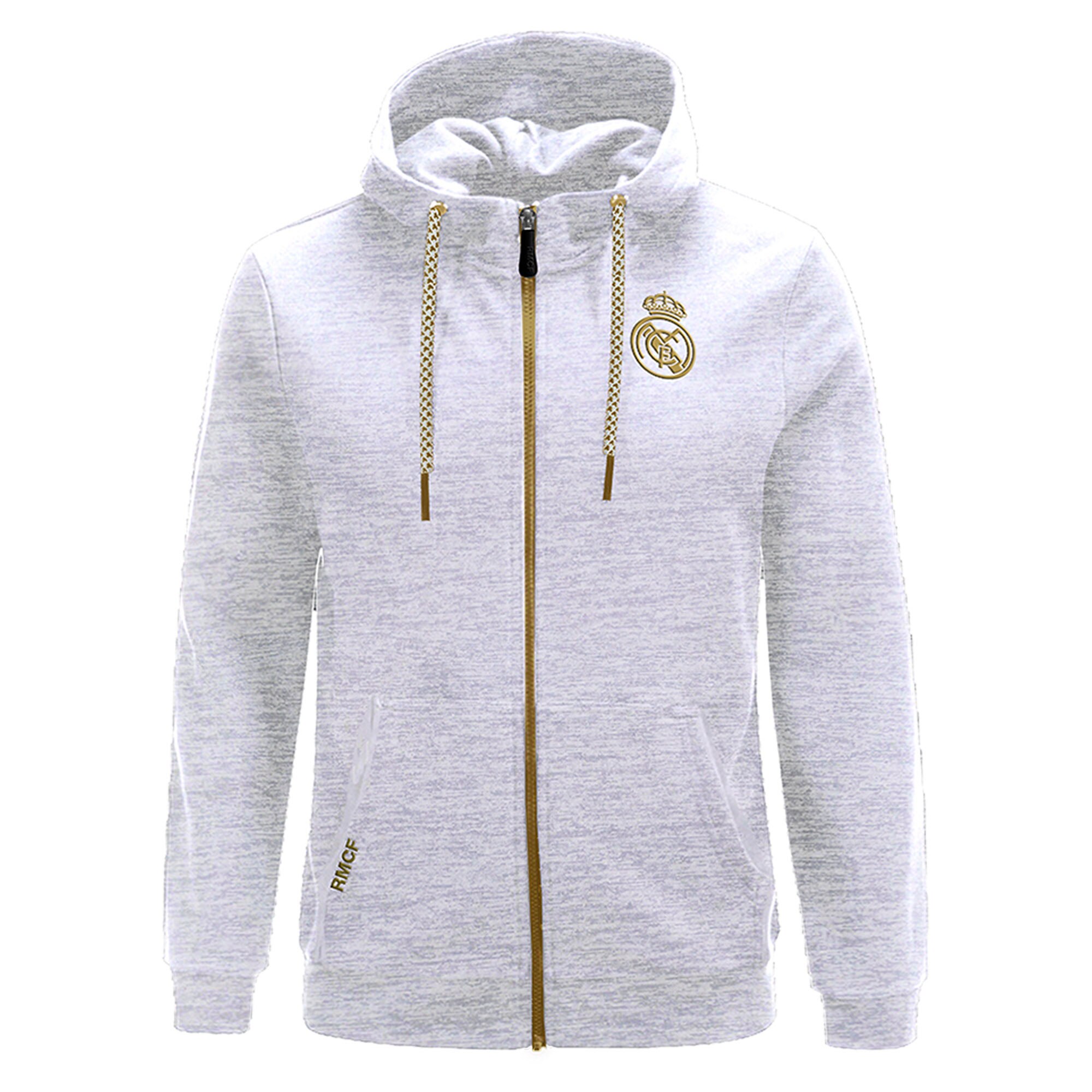 real madrid zip hoodie