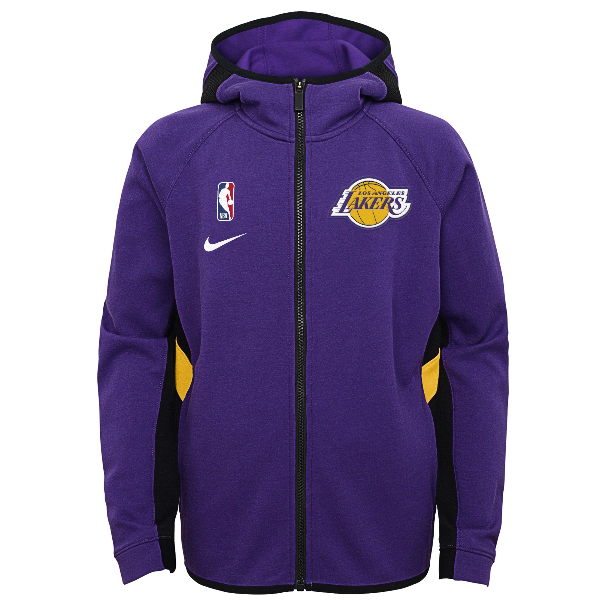 lakers black therma flex hoodie