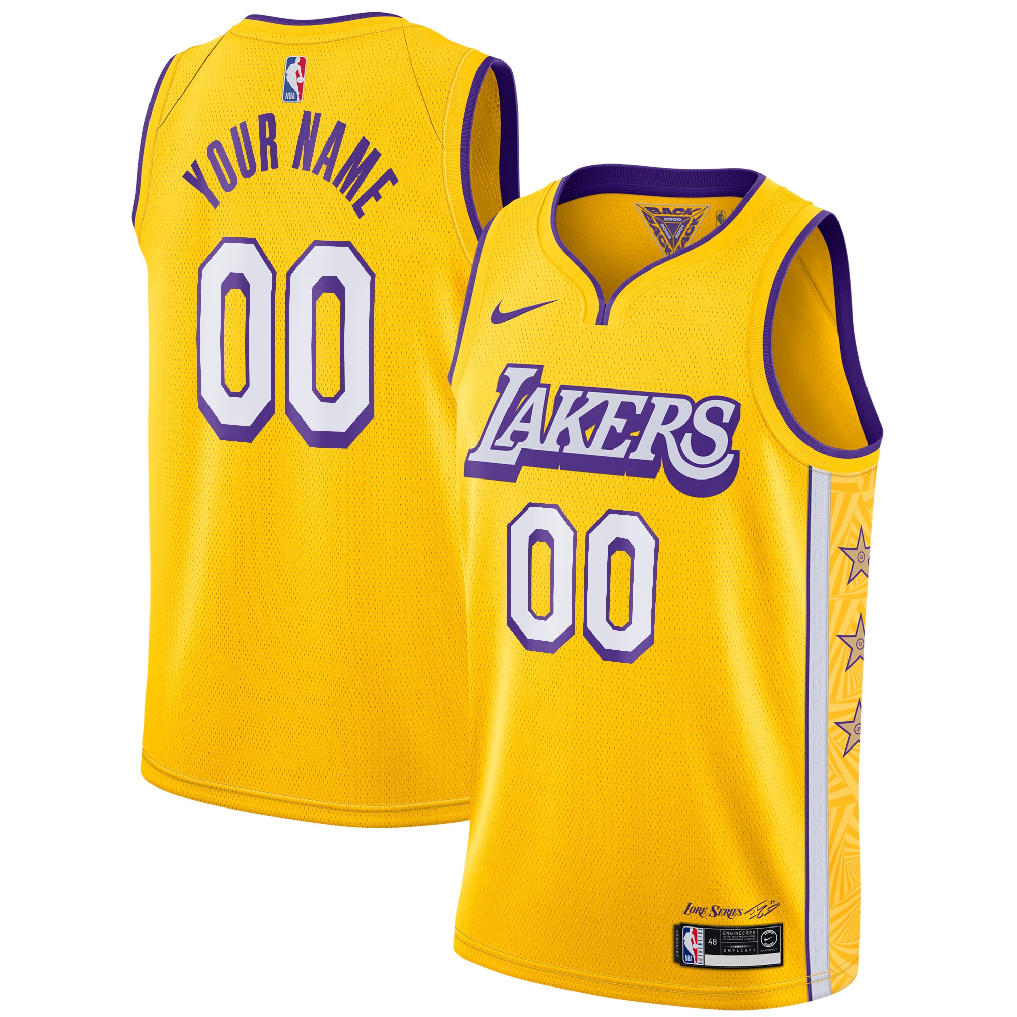custom authentic lakers jersey