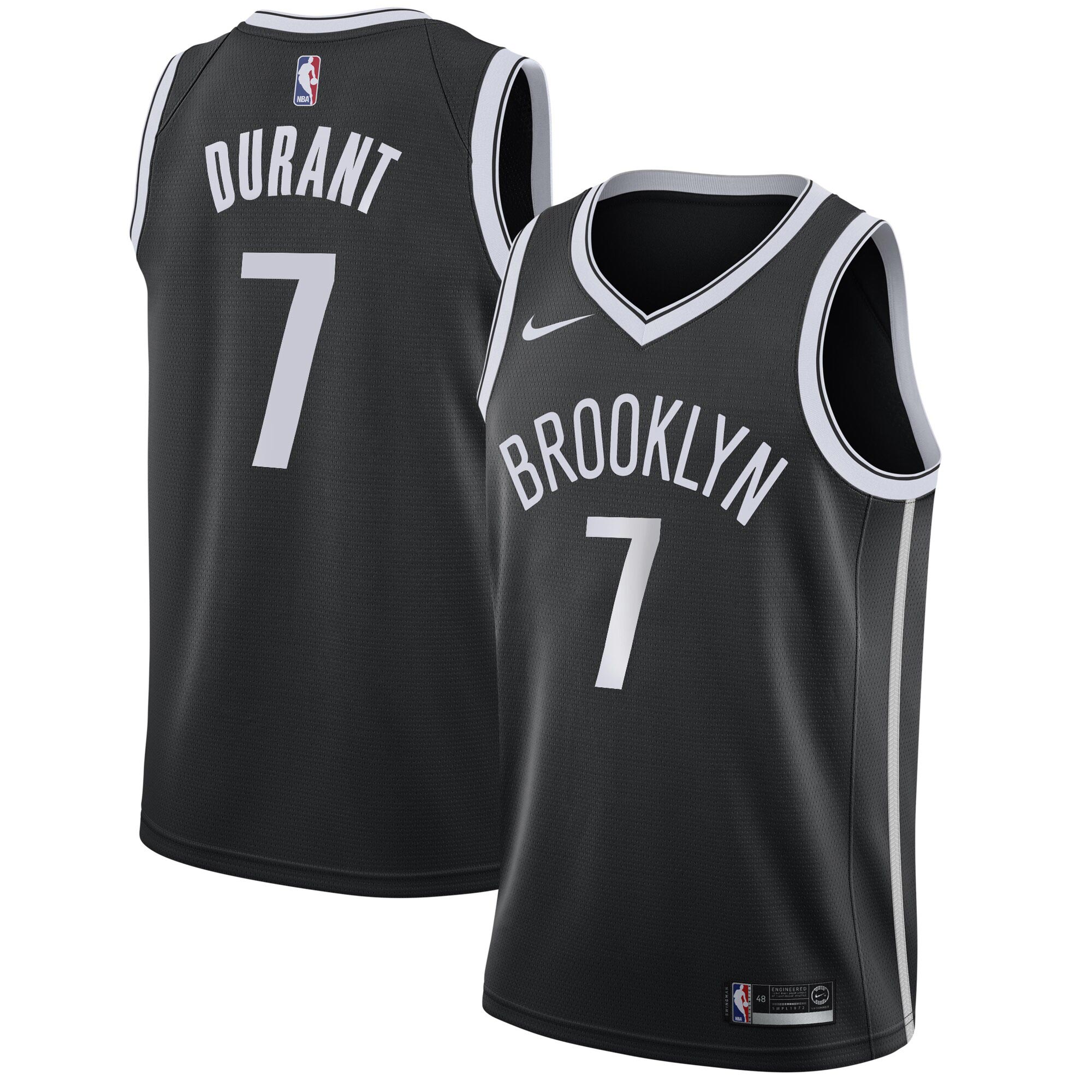 kevin durant's jersey number